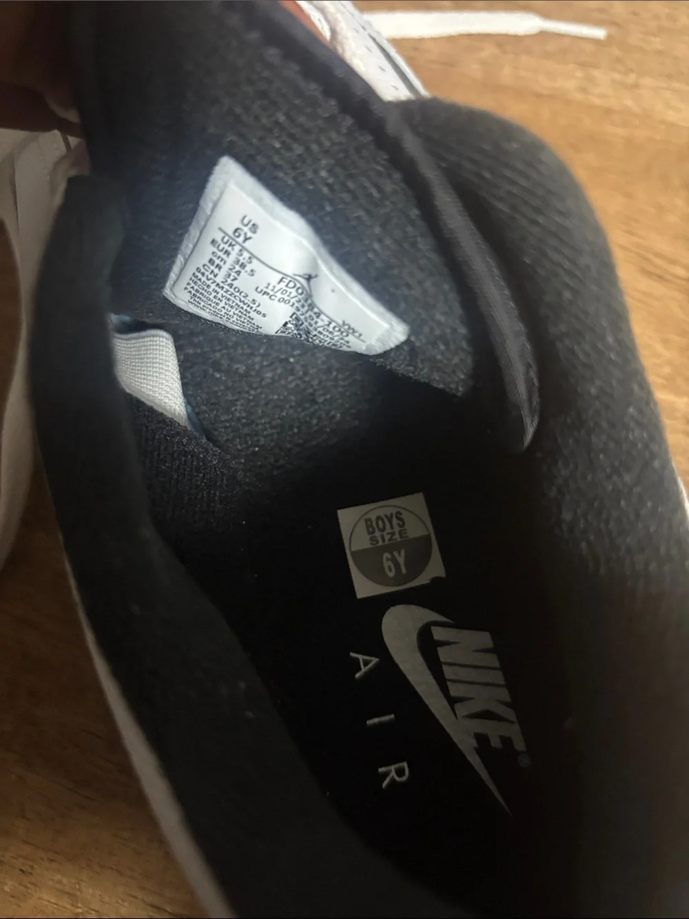 Authentic Nike Air Jordan 2/3 White  Black cement Grey Sails. size 6 New